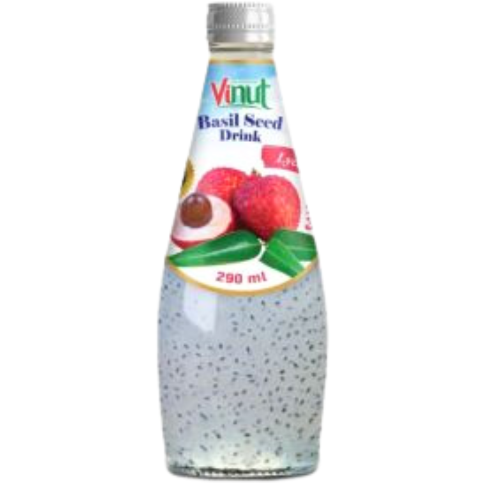 Basil Seed Drink - Lychee Flavor, 290ml