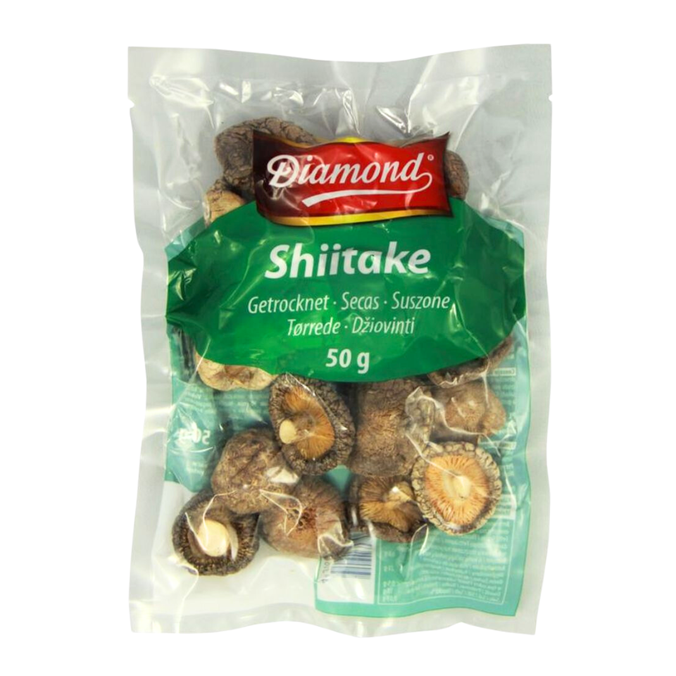 Deimanto džiovinti shiitake grybai, 50 g