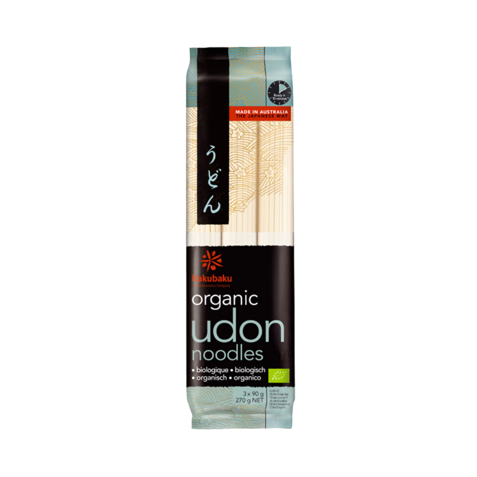 Hakubaku Japanska ekologiska nudlar - Udon, 270g