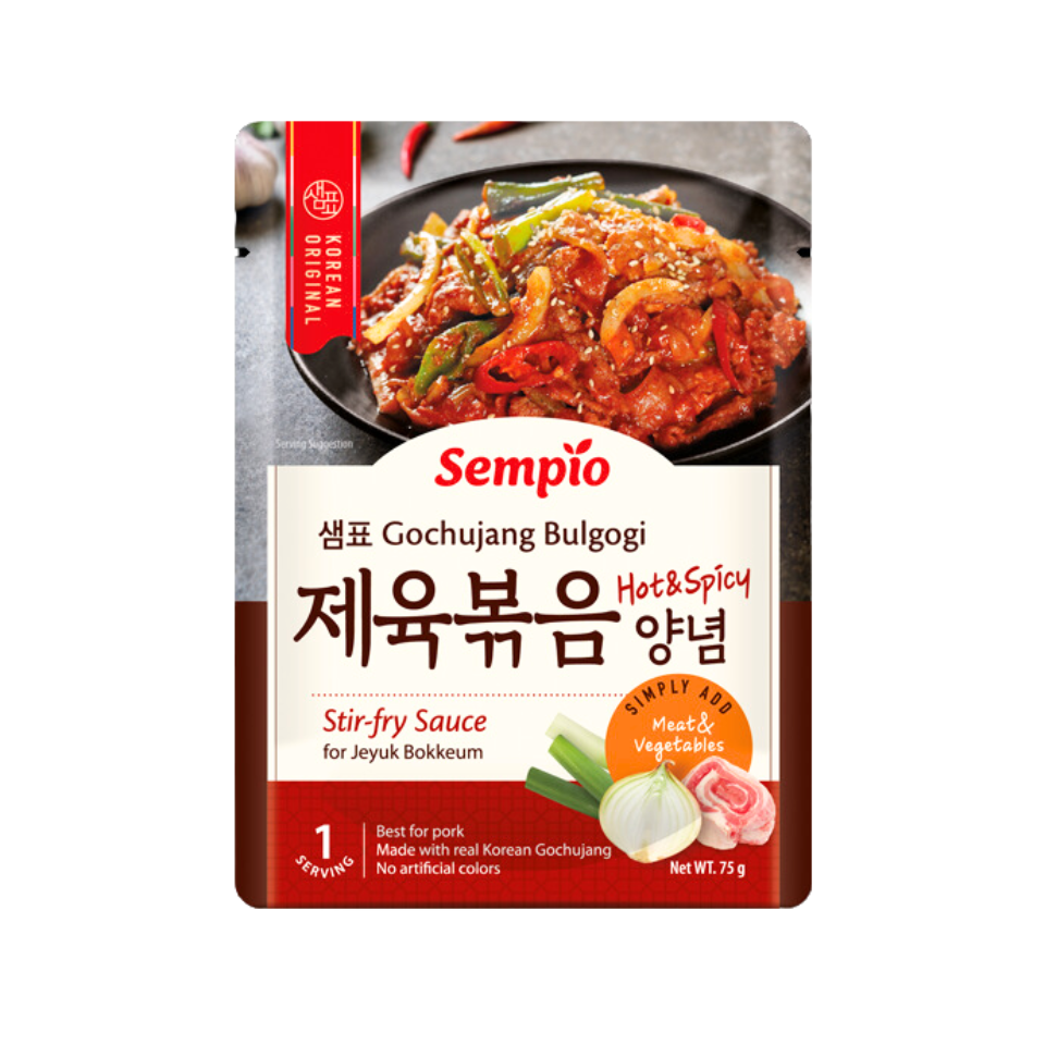 Sempio Sealiha Vokiroa Jeyuk Bokkeum Kaste - Gochujang Bulgogi Maitse, 75g