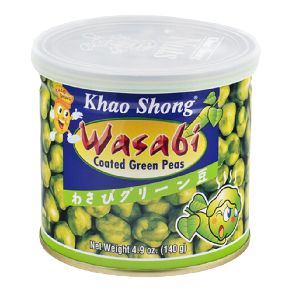 Khao Shong Rohelise Herne Wasabi Snäkid - Terav, 140g
