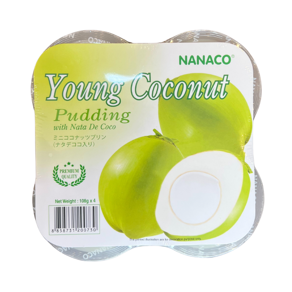 Jelly Dessert Nata De Coco - Young Coconut, 432g (4x108g)