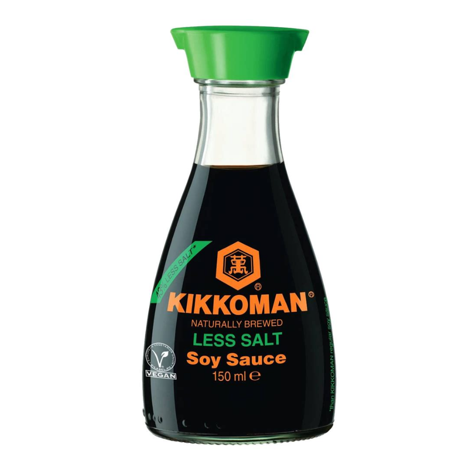 Соевый соус Kikkoman Naturally Brewed (меньше соли), 150 мл