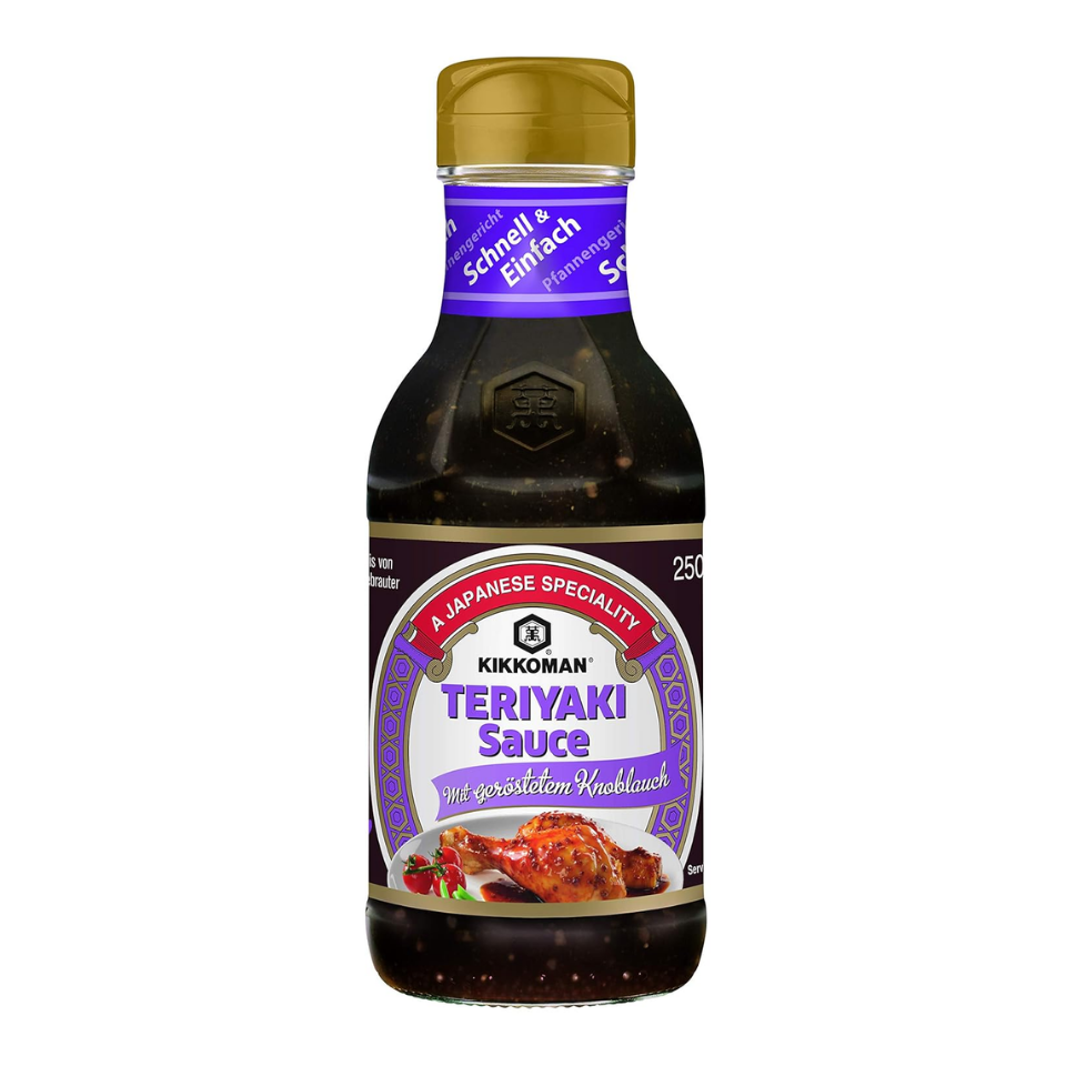 Kikkoman Teriyaki mērce ar ceptu ķiploku, 250ml