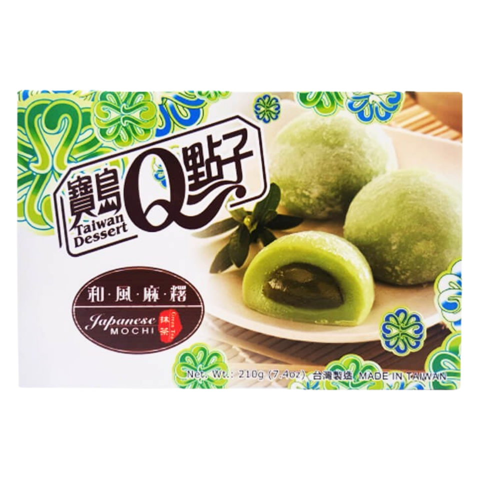Q Japanese Style Mochi - Green Tea, 210g