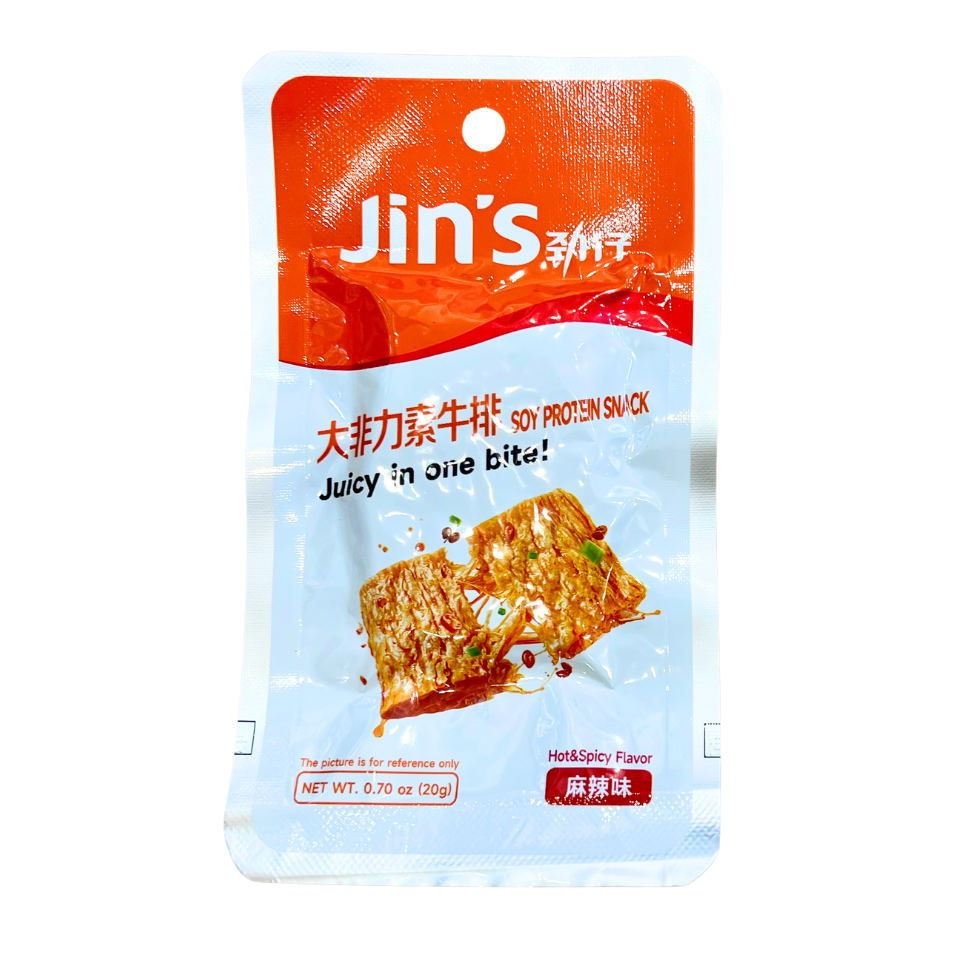 JinZai Сушёный тофу-стейк — острый и пряный вкус, 20 г