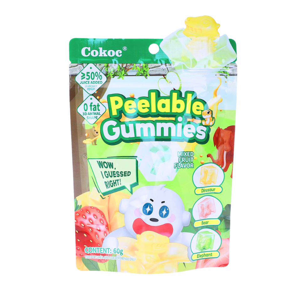 Cokoc švelnus cukraus šveitiklis - vaisių mišinys, 60g
