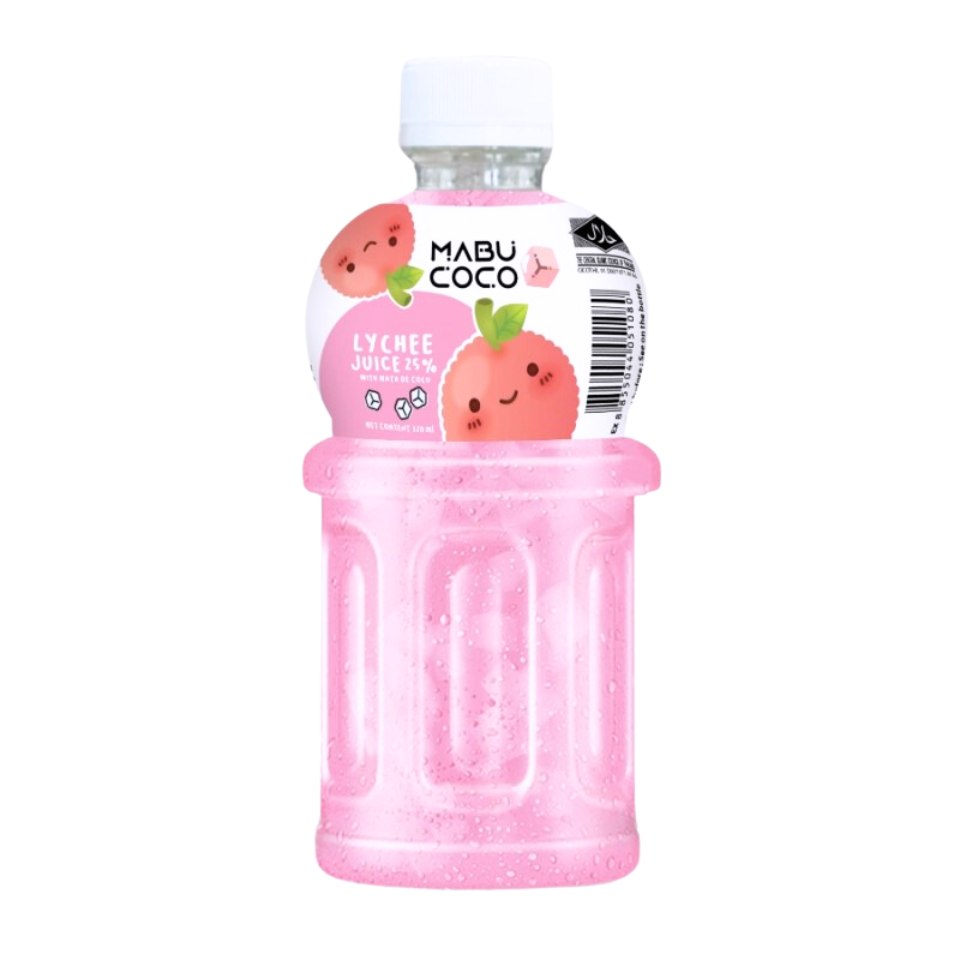 Mabu Coco dzēriens ar Nata de Coco - Liči garša, 320ml