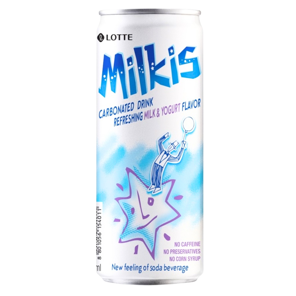 乐天Milkis软饮料 - 原味(牛奶和酸奶),250ml - LV