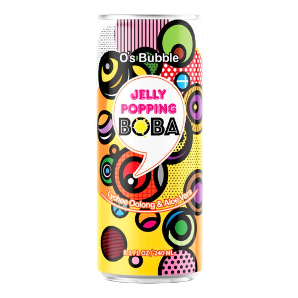O'S Bubble Boba Drink - Litši, 240ml