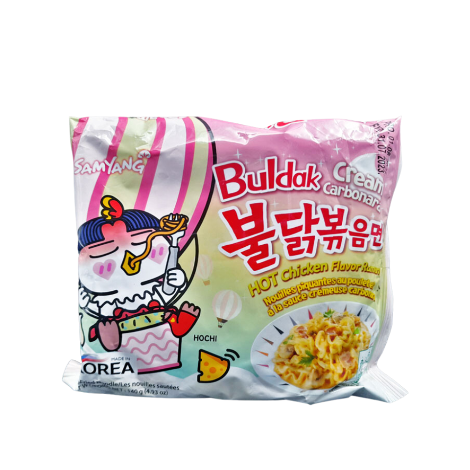 Samyang Hot Chicken Ramen - Grietinėlės Carbonara, 140g