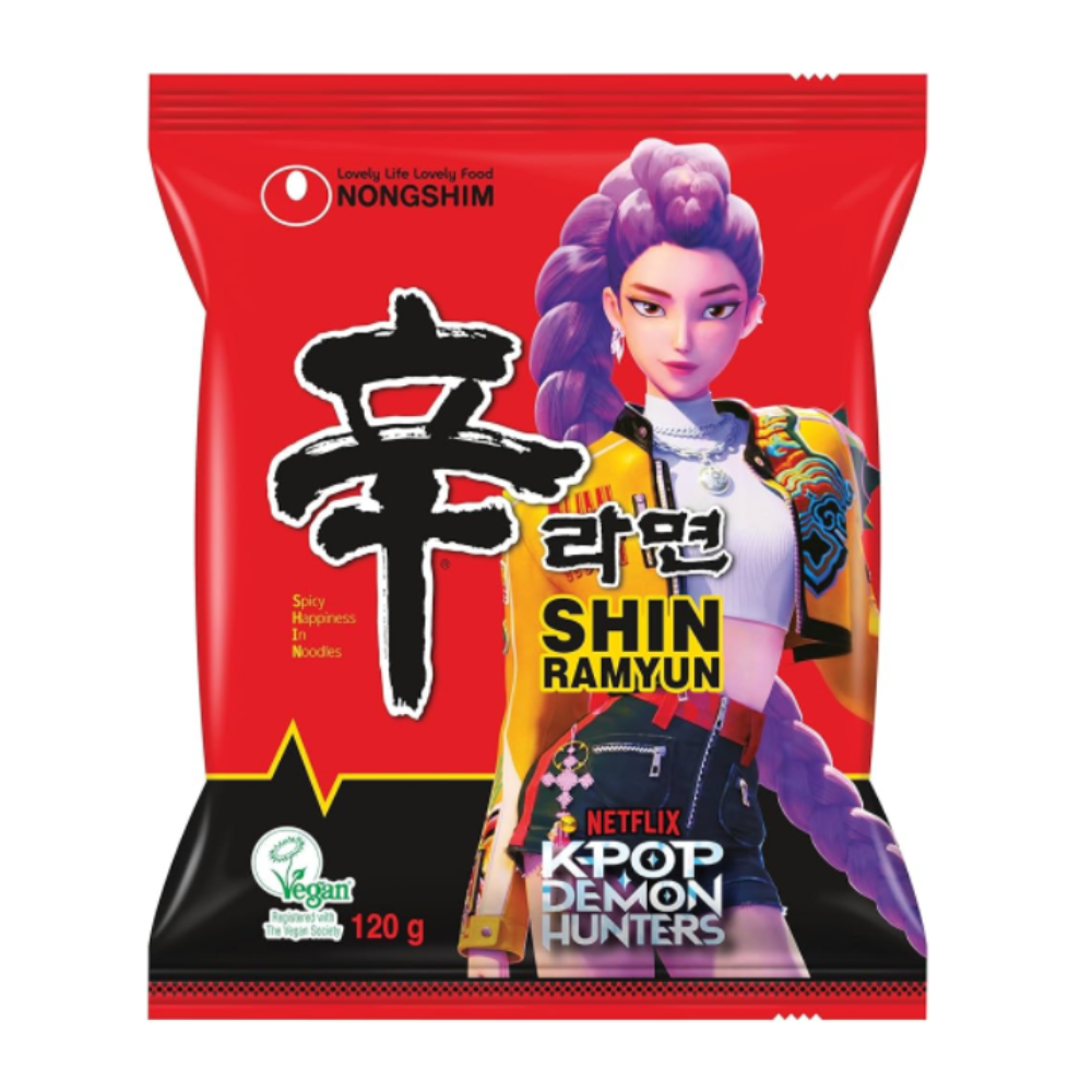 辛拉面方便面（KPop Demon Hunters 限定版）120克– A&A Asian Food Store