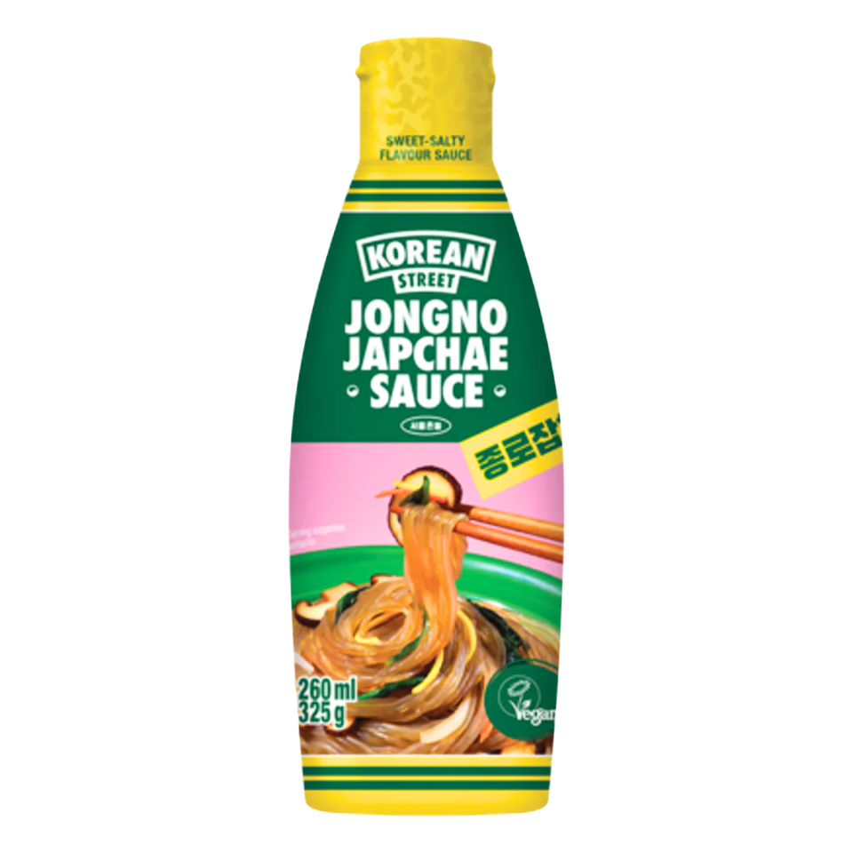 Korean Street Jongno Japchae Sauce - Sweet and Savory, 325g