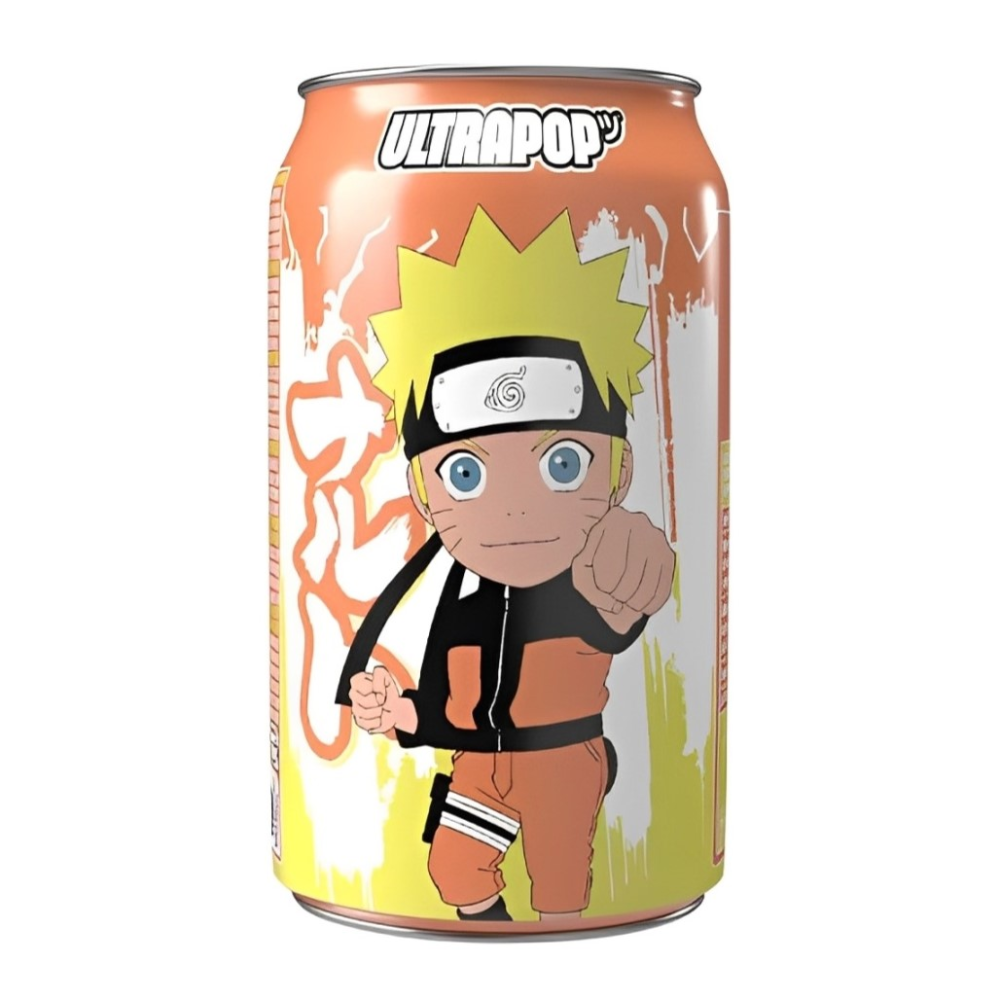 Ultra Pop Carbonated drink Naruto - Orange, 330ml