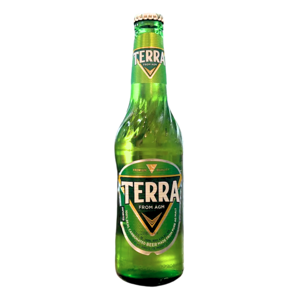 Terra Beer - Korean Carbonated Beer, 330ml