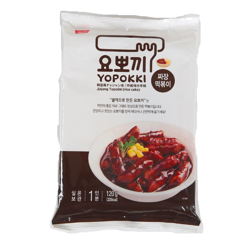 Yopokki Пакет Жжачжан Топокки Рисовые Кексы на 1 человека, 120 г
