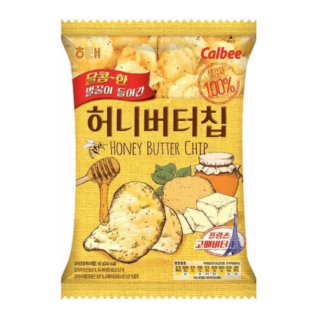 Korejas kartupeļu čipsi ar medus sviestu, 60g