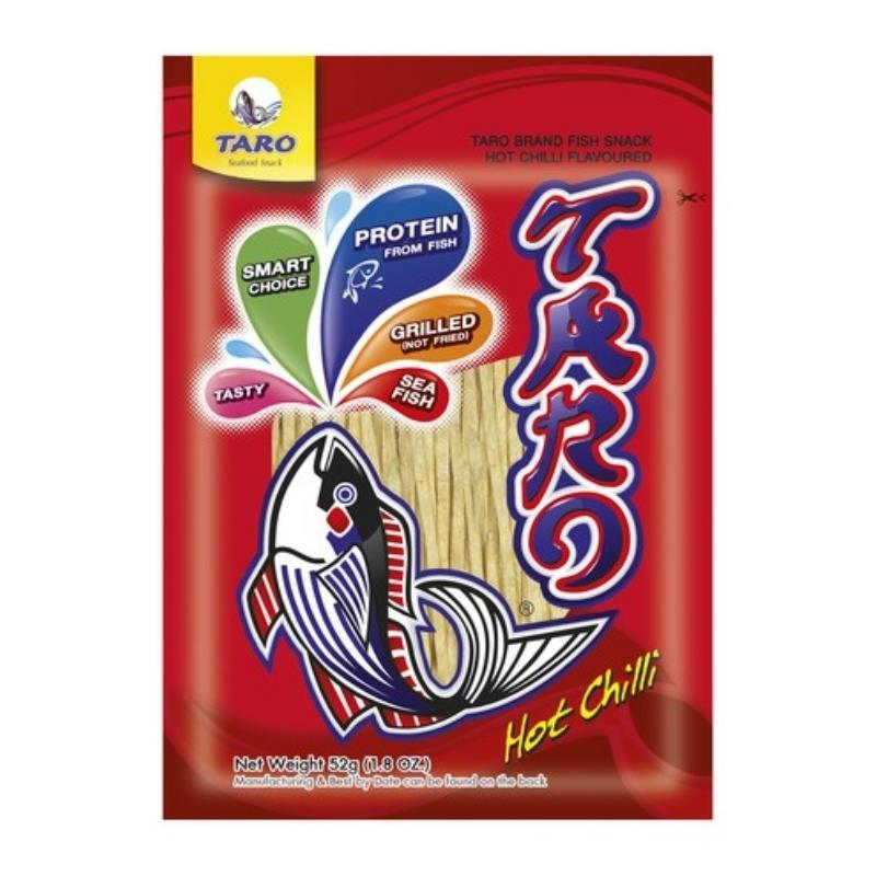 Taro žuvies užkandis - aštrusis čili, 52 g