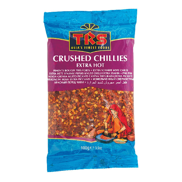 TRS Crushed Chillies - Extra Hot, 100g