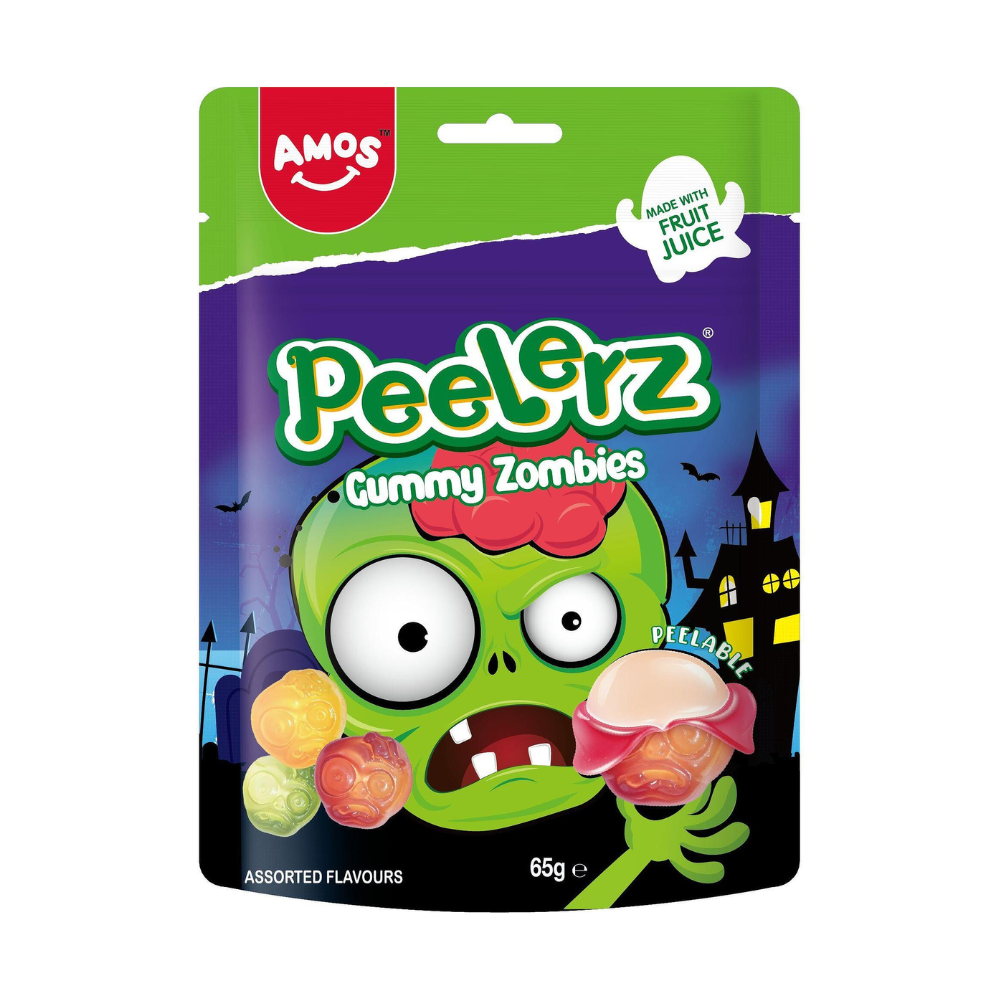 AMOS Peeling Gummies - Zombie, 65g