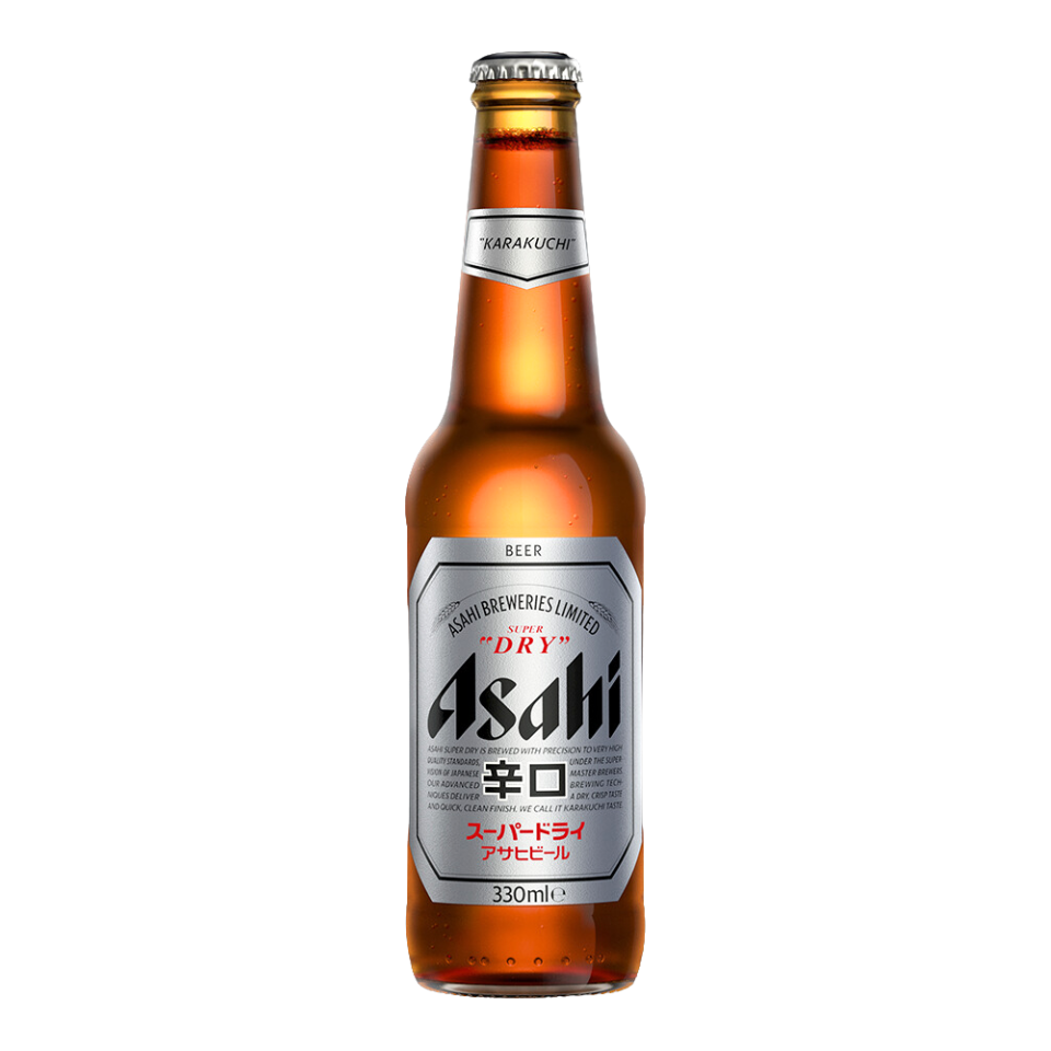 Пиво Asahi Super Dry, Алк. 5%, 330мл