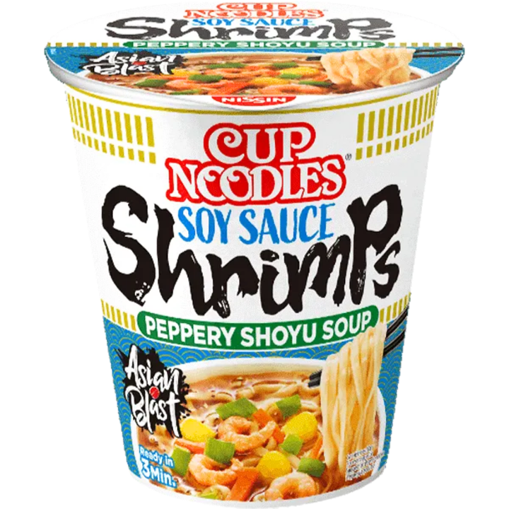 Nissin Cup Noodles - Soy Sauce Shrimps, 63g