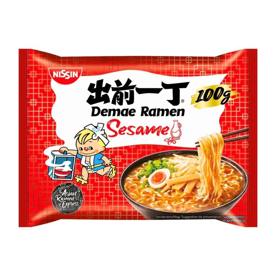 Nissin Demae Itcho Ramen - со вкусом кунжута, 100г
