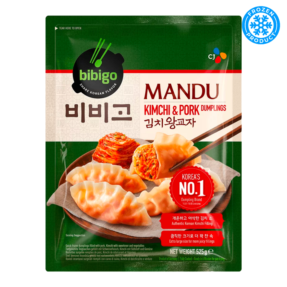 [Frozen] Bibigo Mandu Dumplings - Pork and Kimchi, 525g