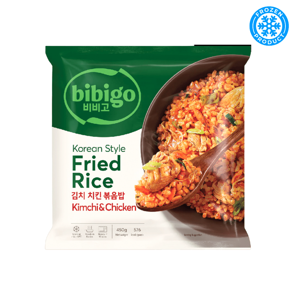 [Замороженный] Жареный рис Bibigo - Корейская курица Кимчи, 450 г