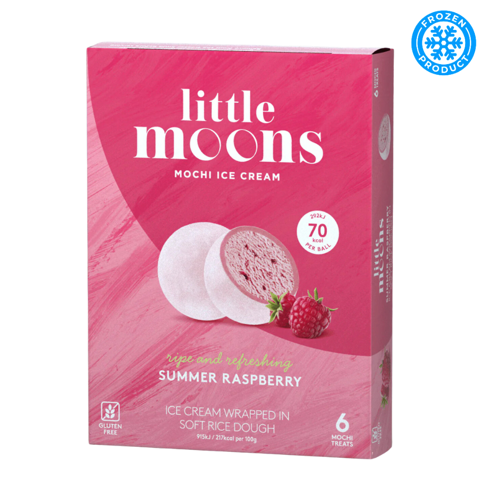 [Frozen] Little Moons Mochi Ice Cream - Raspberry, 192g