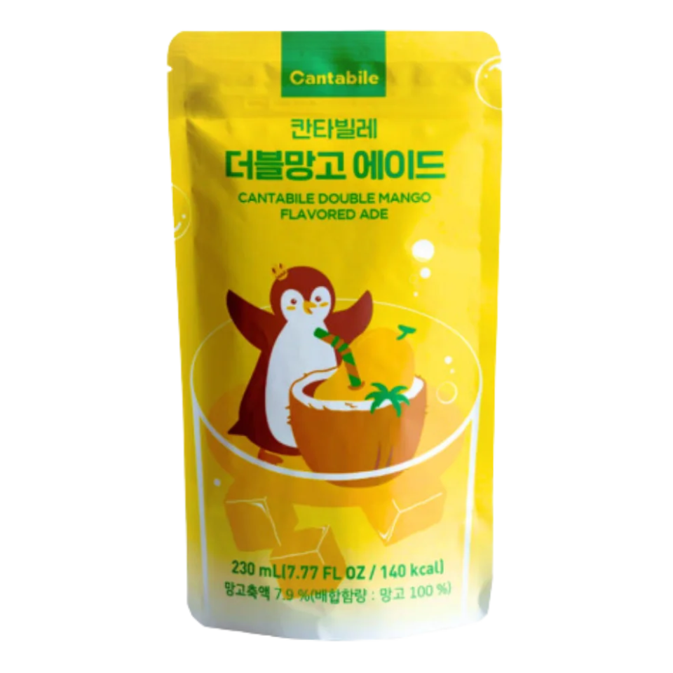 Корейский напиток Cantabile Double Mango Ade, 230ml