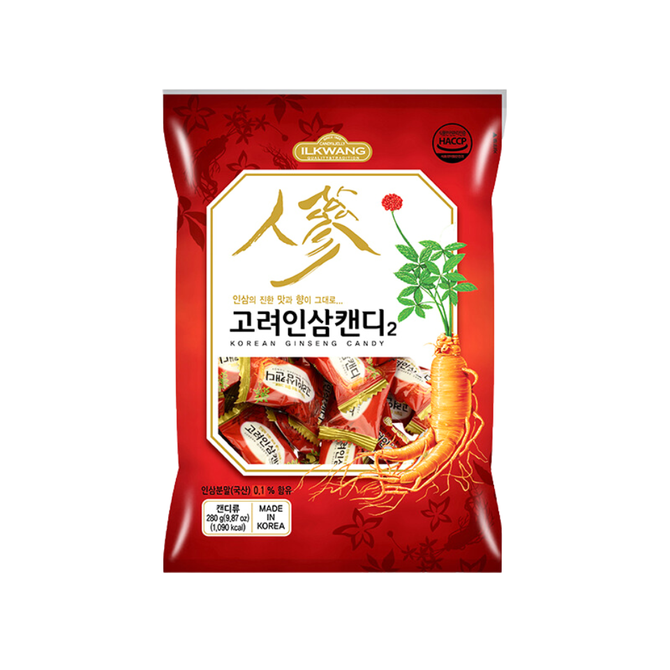 韩国伊尔光人参糖果，280克