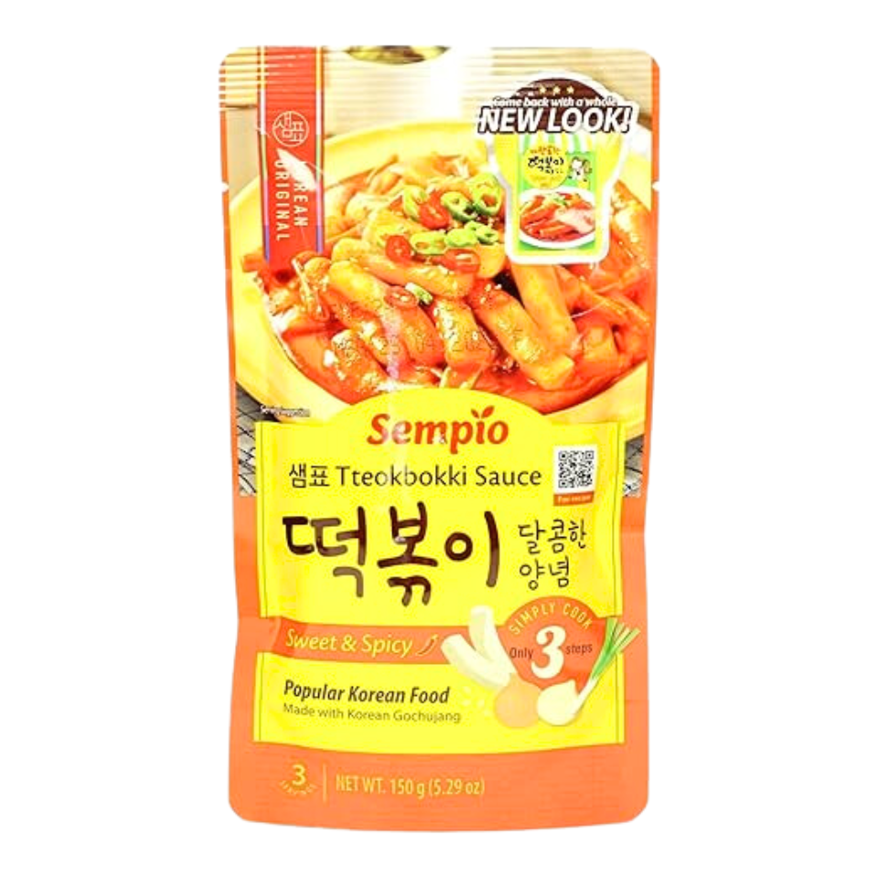 Соус для рисовых пирожков Sempio Korean - Tteokpokki (сладкий и острый), 150 г