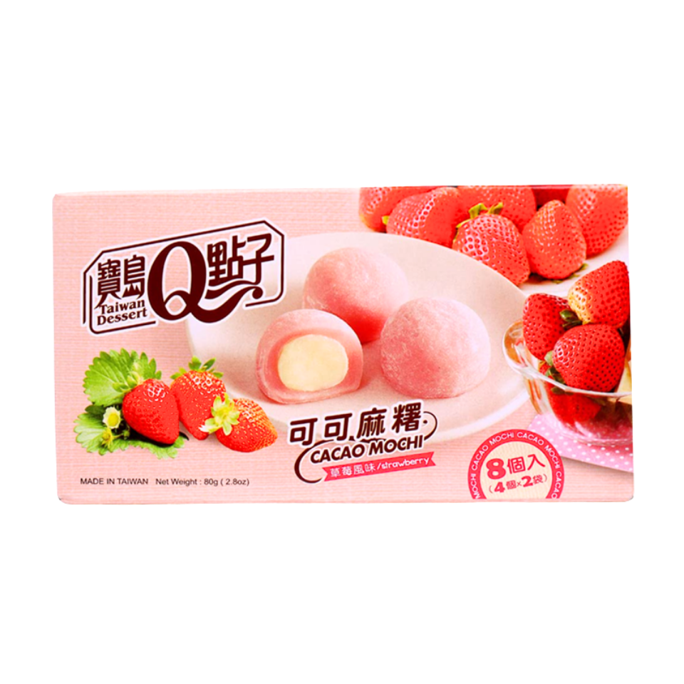 Q Mico Mochi - Strawberry, 80g