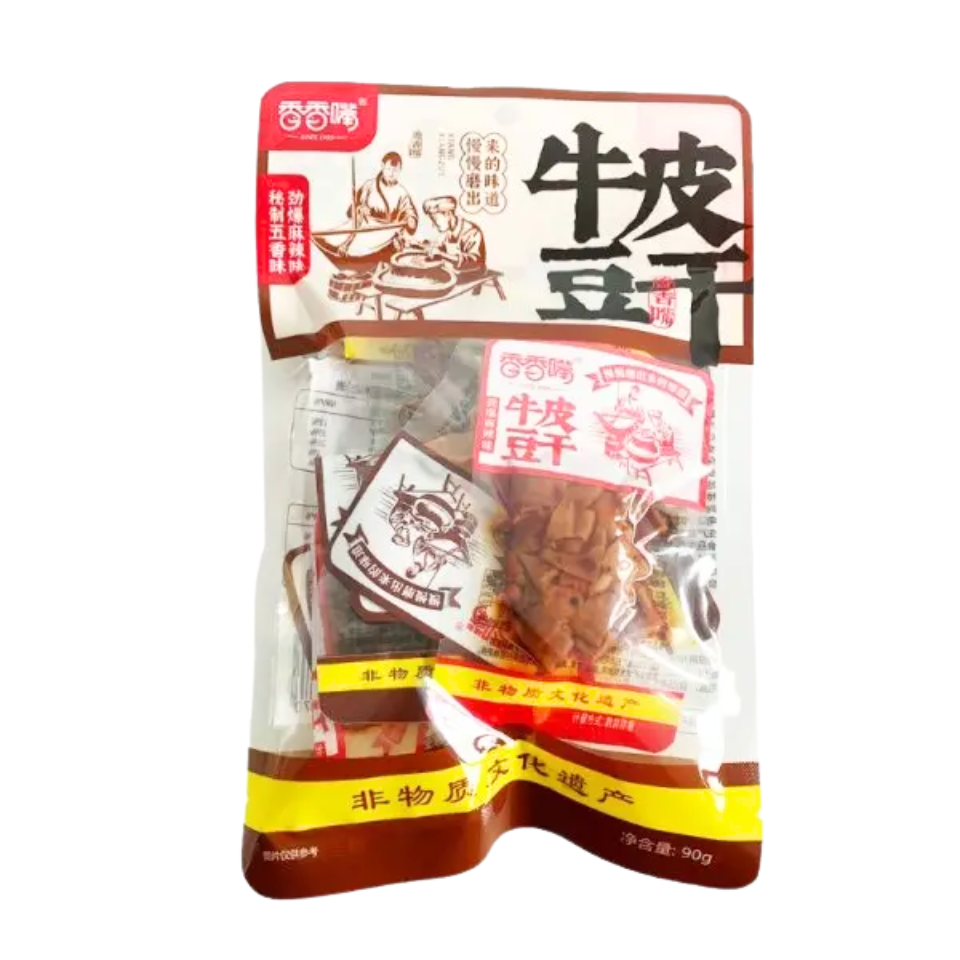 JoyTofu Soy Meat (Slice Type) - Mixed Flavour (Five-Spice and Sichuan Pepper Flavours), 90g