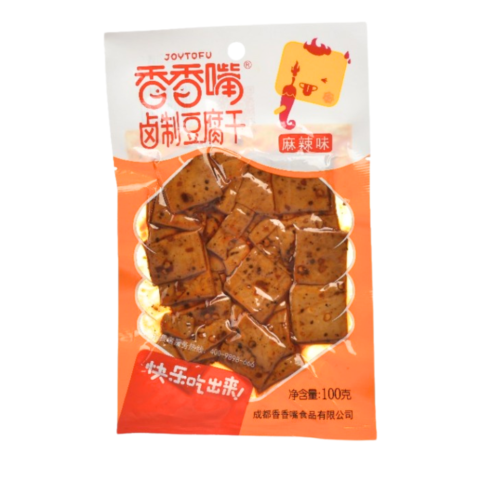 JoyTofu Soy Meat (Cube Type) - Mala Spicy Flavour, 100g