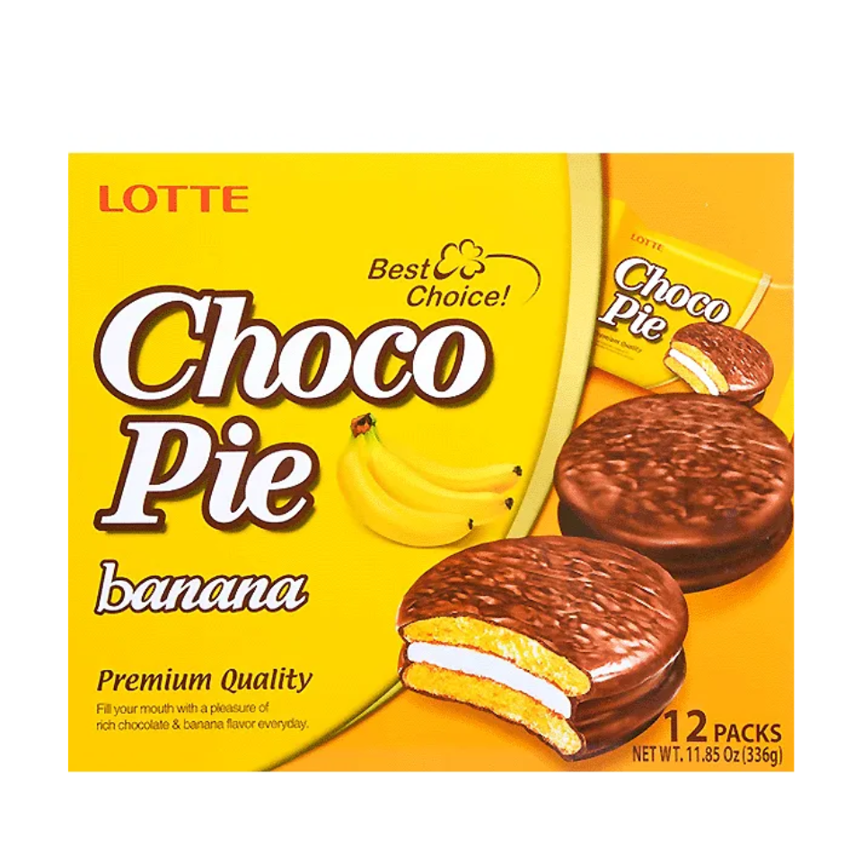 Lotte Chocopie Banaan, 12x28g