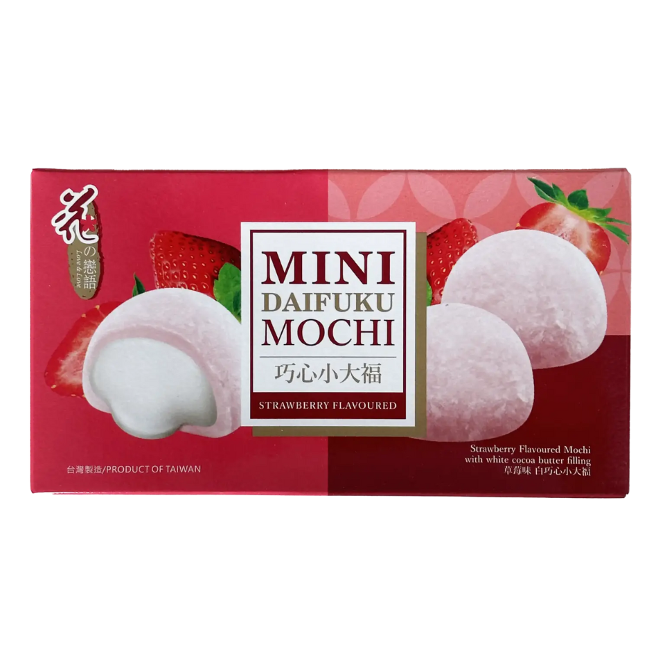 Mini Mochi - Zemeņu garša, 80g