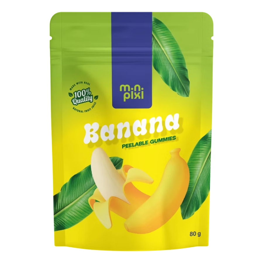MiniPixi Gummies - Banana, 80g