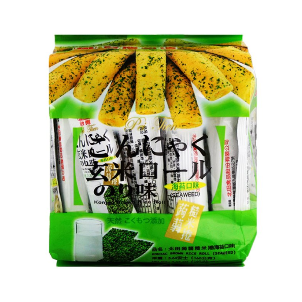 PEI TIEN Konjac Brown Rice Roll - Nori, 160g