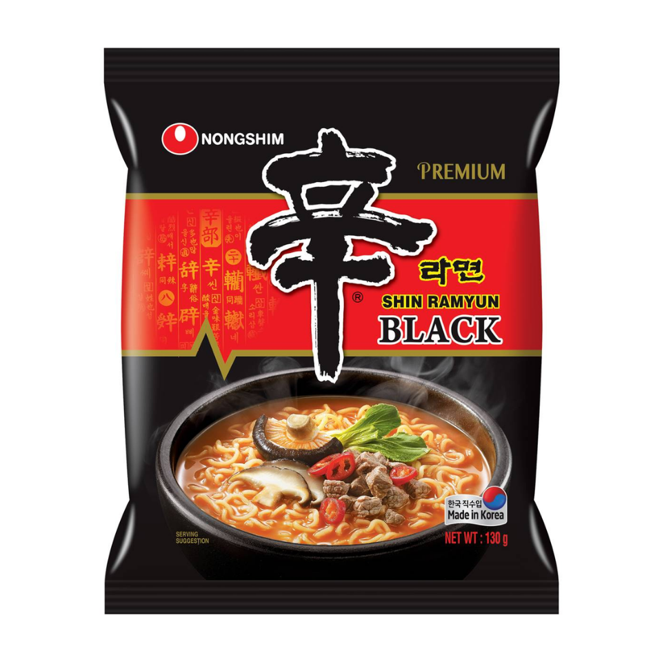 Shin Ramen Black Premium (Mahe Vürtsikas), 130g