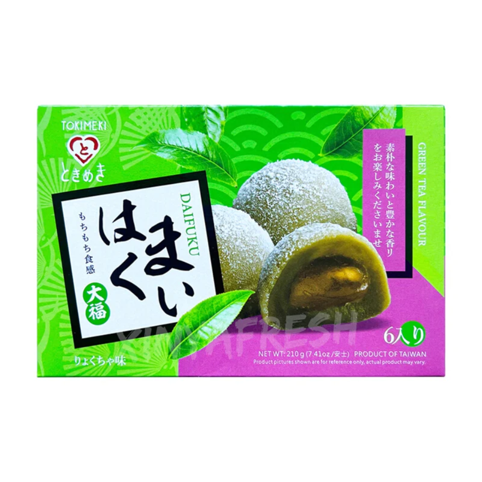 (Best before 2025-02-16) Tokimeki Mochi - Green Tea, 210g