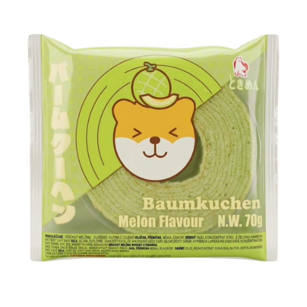 Tokimeki Baumkuchen Cake - Hami Melon Flavor, 70g