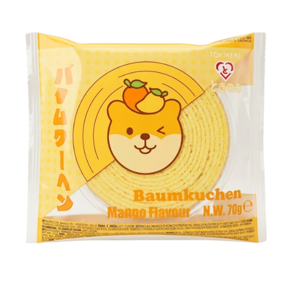 Tokimeki Baumkuchen Cake - Mango Flavor, 70g