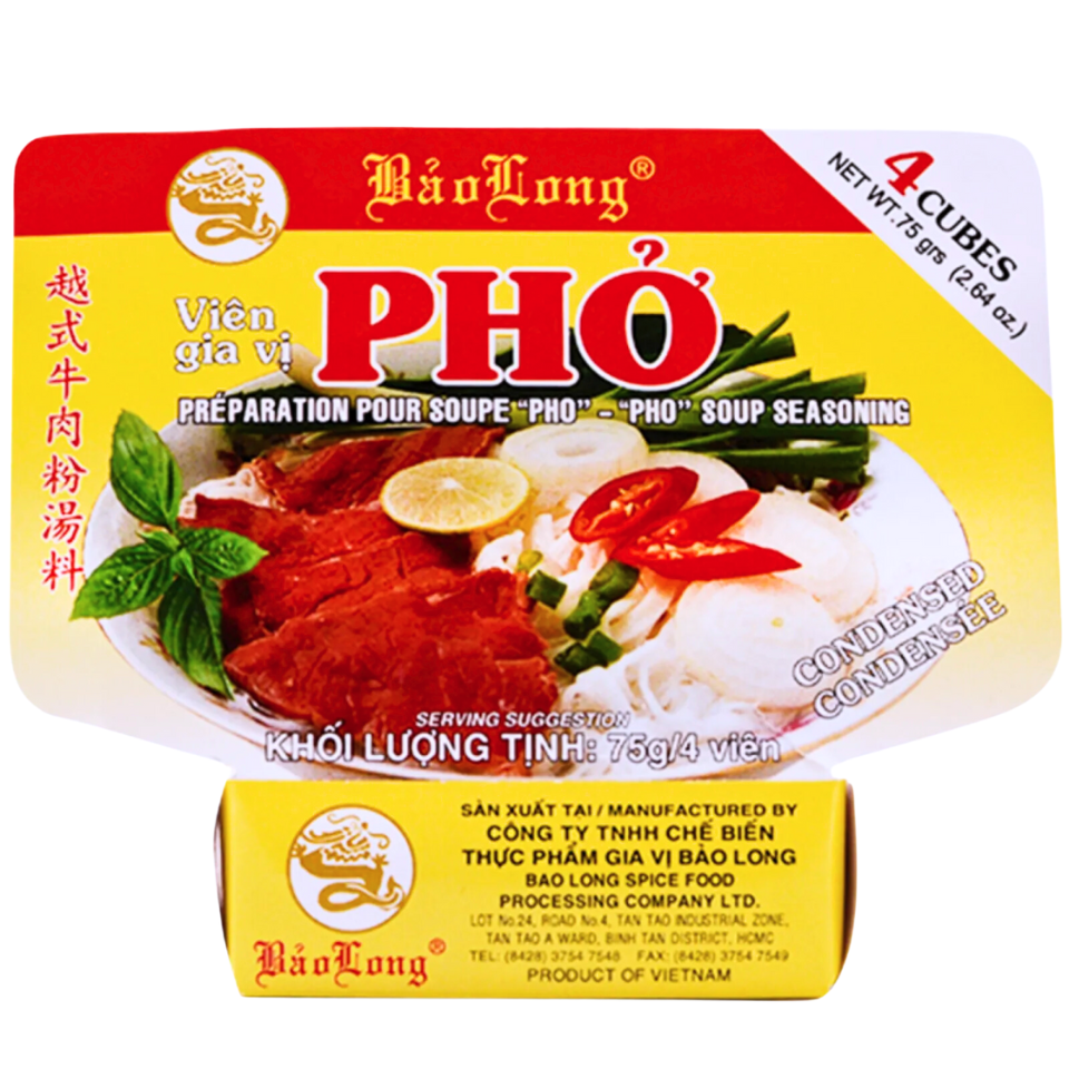 Vietnamese Bao Long Soup Powder - Pho Bo, 75g