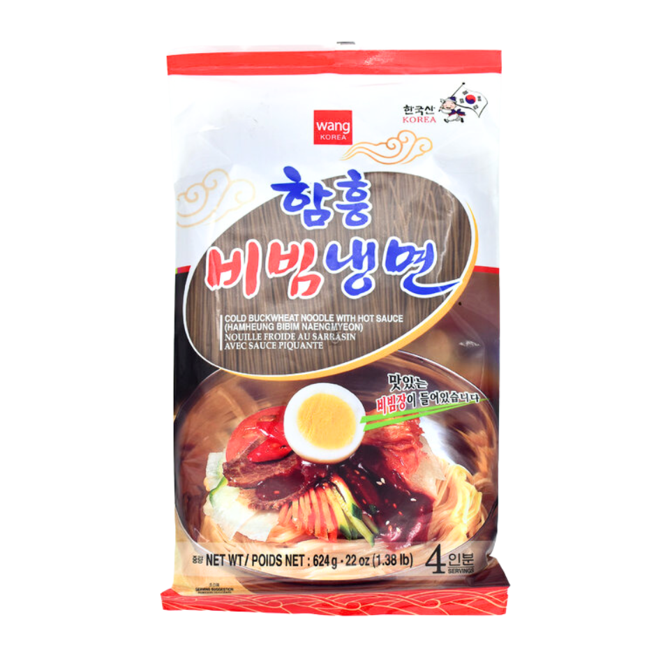 Wang Cold Buckwheat Noodle with Hot Sauce, 624g