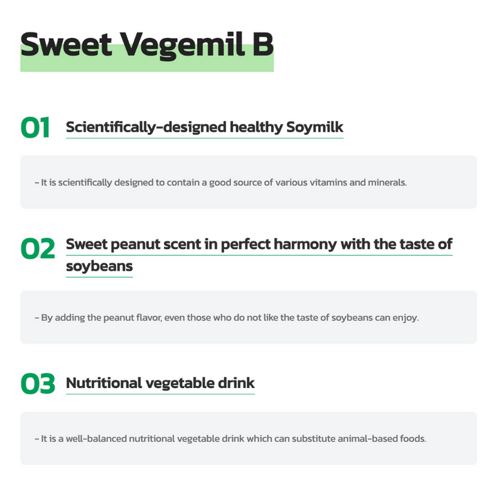 Dr. Chung korėjietiškas sojų pienas - Vegemil B saldus, 190 ml