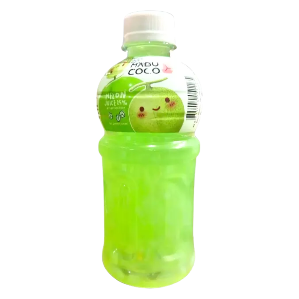 Mabu Coco Drink with Nata de Coco - Melon Flavour, 320ml