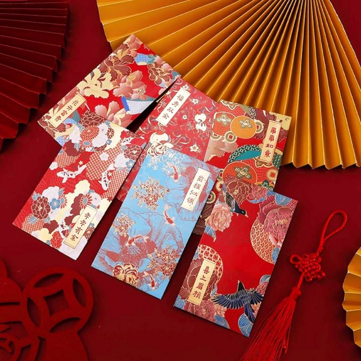 Chinese New year Red envelopes - Landscapes, 1 Piece (17x9cm)