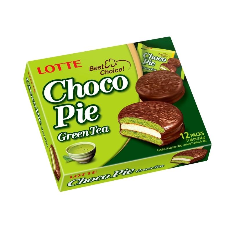 Lotte Chocopie zaļā tēja, 12x28g